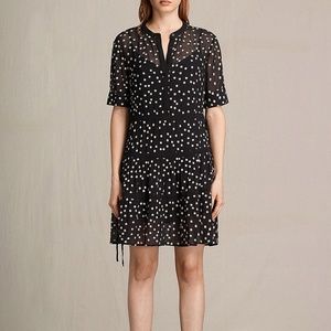 All Saints Picolino Embroidered Tier Dress